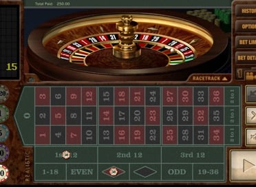 Roulette Table View