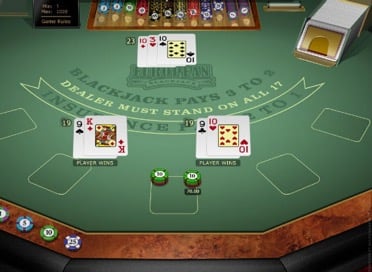 Blackjack Table View